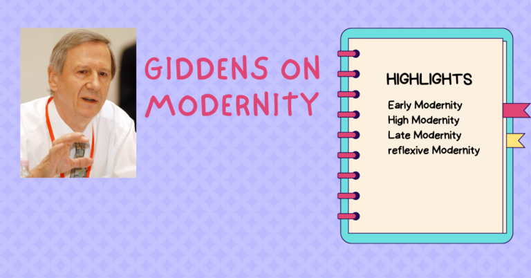 Giddens on Modernity